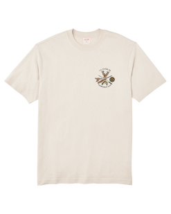 Short Sleeve Sportsman Club Graphic T-shirt (frontier) - Cliff Gray / Sportsman Club