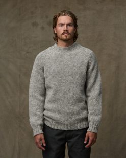 Heritage 3-gauge Wool Sweater - Oat Heather