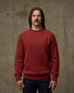 Shetland 5-gauge Wool Sweater - Russet